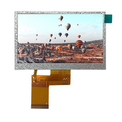 Good price 4.3 Inch TFT LCD Display 480x272 40 Pin LCD Display 500 Cd/M2 With RGB Interface online