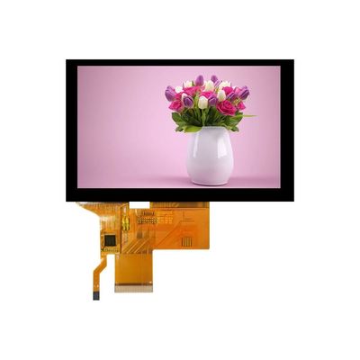quality 5 Inch TFT Touch Screen 350 Cd/M2 Display 800x480 RGB Interface Driver IC ILI9806E/FT5436 factory