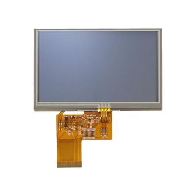 Good price 4.3 Touch Screen Display 400 Cd/M2 LCD Resistive Touchscreen 40 Pin RGB Interface online