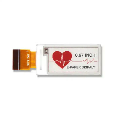 Good price E Ink Electronic Paper Display 0.97 Inch Color Epaper Display 88x184 SPI Interface online