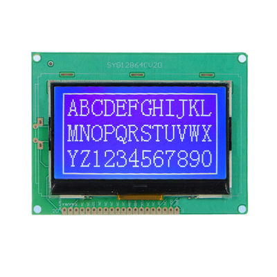 Good price 3 Inch COG LCD Display 350 Cd/M2 LCD Display 128x64 20 Pin Parallel Interface online