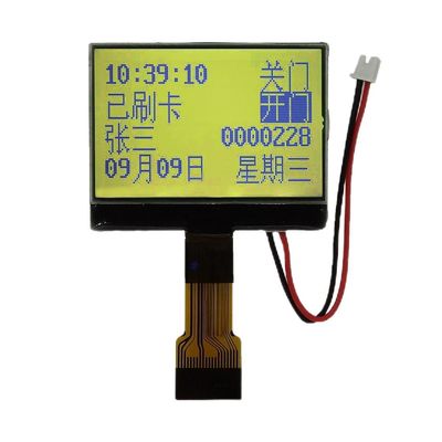 Dobra cena. 2.4 cali wyświetlacz LCD 350 Cd/M2 20 pin ekran LCD 128X64 STN/tryb żółto-zielony w Internecie