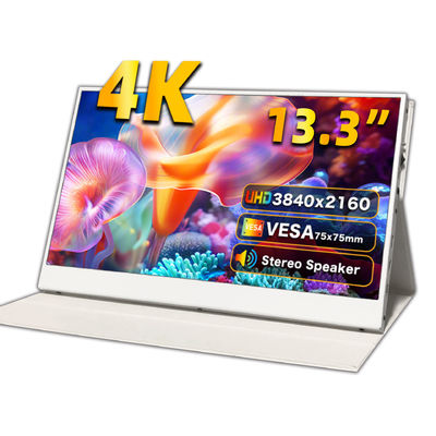 Good price 13.3 Inch Portable LCD Monitor 300 Cd/m2 Capacitive Touch Monitor 3840x2160 online