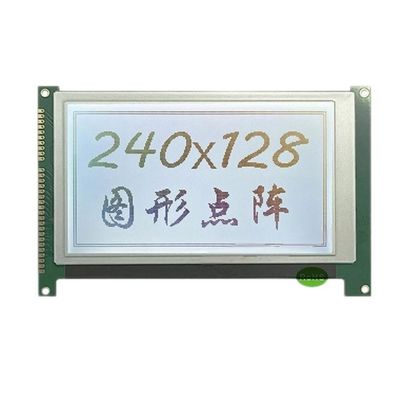5.1 Inch COG LCD Display Parallel Port Interface Resolution 240*128 350 Brightness Driver IC LC7981 Black Background White Display With PCB Board